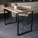 Стол обеденный в стиле Loft из ЛДСП для дома и офиса из ЛДСП 750х1100х600 мм