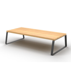 Вулична лавка у стилі лофт без спинки розмір  450х945х1800 мм