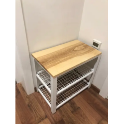 Банкетка из ламинированного ДСП в стиле лофт размер 450х500х300 мм