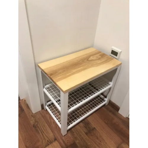 Банкетка з ламінованого ДСП в стилі лофт розмір 450х500х300 мм