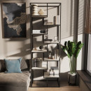 Стеллаж Delikat для офиса и дома Korob Loft (2000x700x400) Шамони светлый