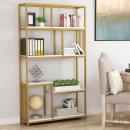 Стеллаж книжный в стиле Loft (1800х1000х300) Цвет золото матовое