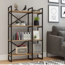 Стеллаж для книг в стиле Loft размер (1800х1000х300) венге