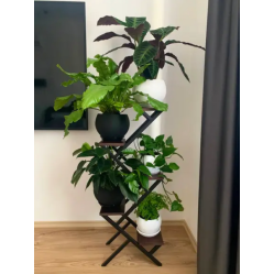 Етажерка стелаж з ЛДСП на 4 бокові полиці у стилі лофт розмір 1000х400х250 мм 