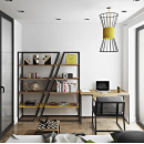 Стеллаж дизайнерский Duo Korob Loft (1800х1500х400) для квартиры и офиса ( венге )