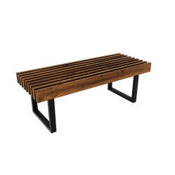 Лавка вулична в стилі лофт "Еколюкс" розмір 500х1300х500 мм