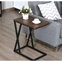 Приставной столик из ламинированного ЛДСП в стиле лофт