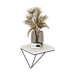 Настенная дизайнерская полка из ЛДСП в стиле лофт цвет дуб шамоні світлий розмір 200х200х200 мм