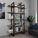 Стеллаж Loft Premium 1 ( 1800х1200х350 ) Родос темный
