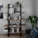 Стеллаж Loft Premium 1 ( 1800х1200х350 ) Родос темный