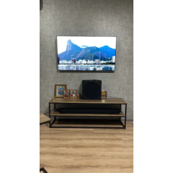 Тумба під телевізор компактна з ламінованого ДСП у стилі лофт розмір 550х1200х400 мм