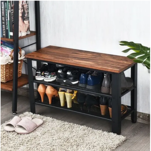 Банкетка з ламінованого ДСП у стилі лофт розмір 450х750х300 мм