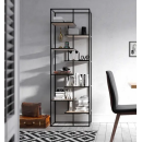 Стеллаж Delikat для офиса и дома Korob Loft (2000x700x400) Венге