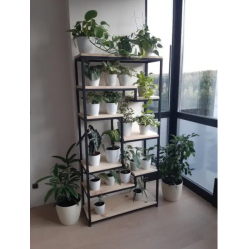 Стелаж функціональний з ламінованого ДСП в стилі лофт розмір 1600х800х300 мм