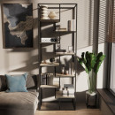 Стеллаж Delikat для офиса и дома Korob Loft (2000x700x400) Дуб сомона