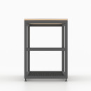 Банкетка з ламінованого ДСП в стилі лофт 450х750х300 мм